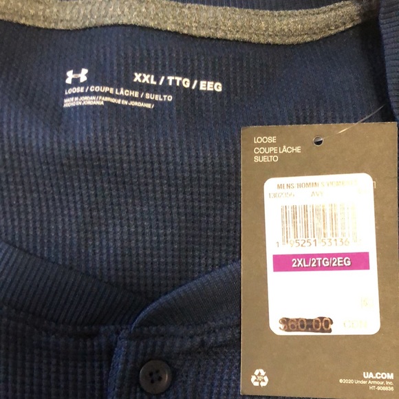 Under Armour long sleeved Henley shirt - Picture 3 of 5